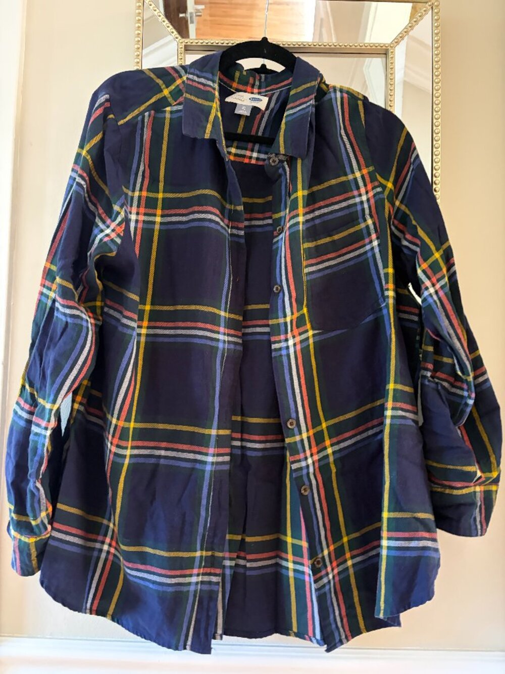Old Navy Classic Plaid Shirt, Size XL